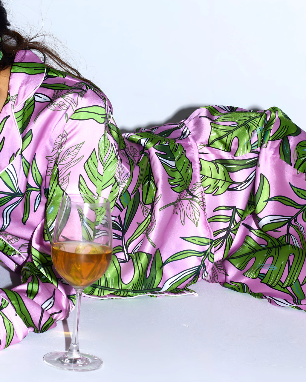 The Pink Tropical Pyjama Set