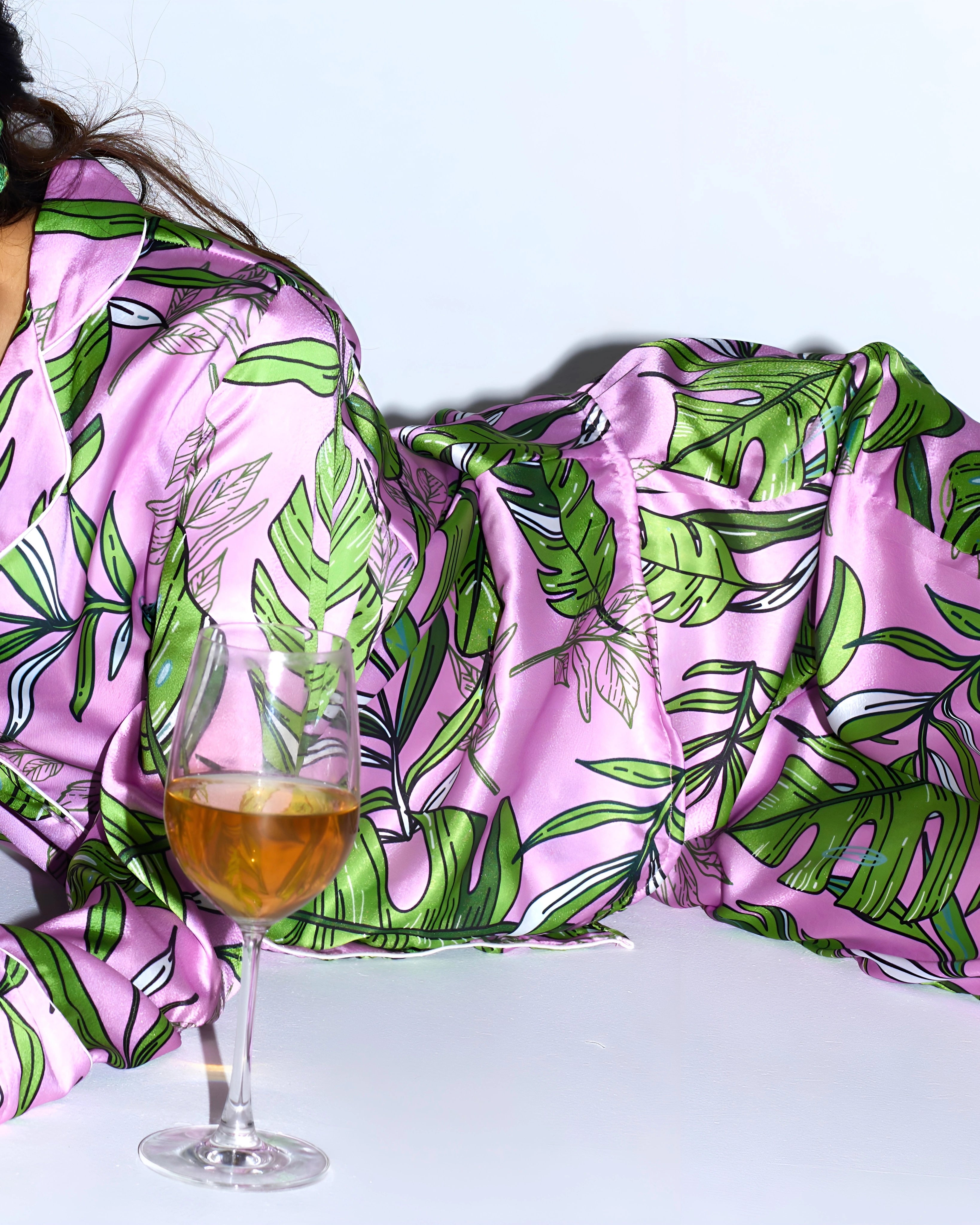 The Pink Tropical Pyjama Set