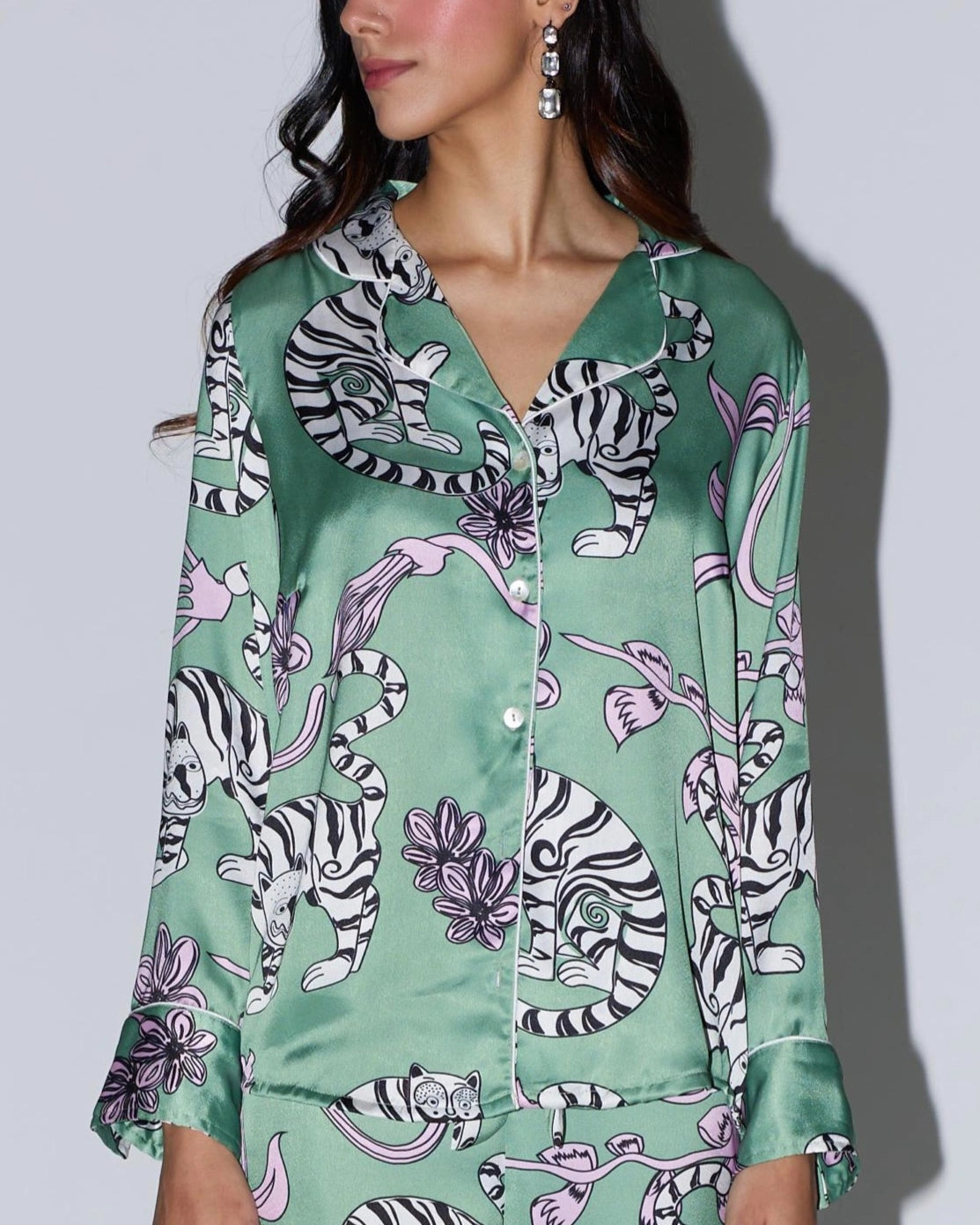 The Sage Tiger Pyajama Set