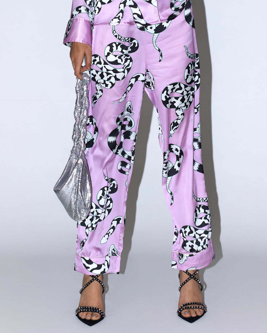 The Lilac Serpent Pyjama Set