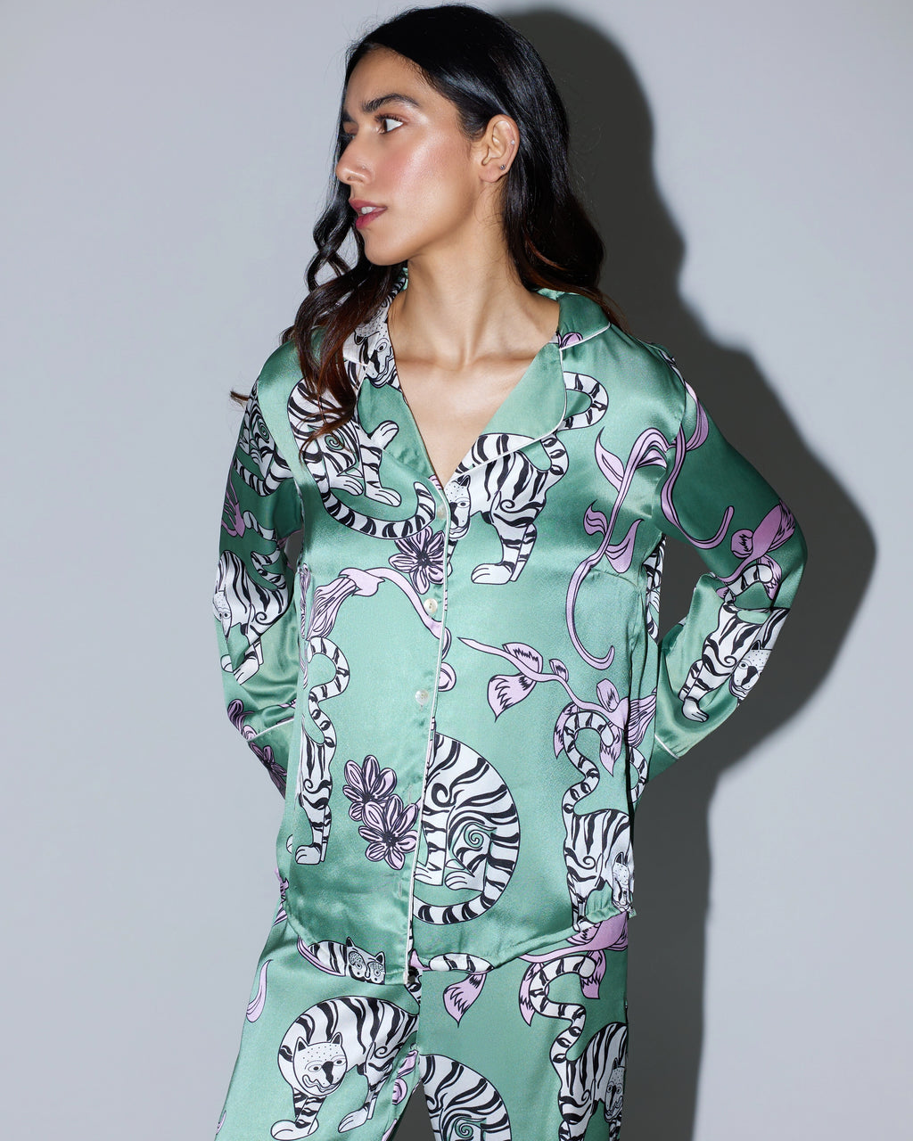 The Sage Tiger Pyajama Set