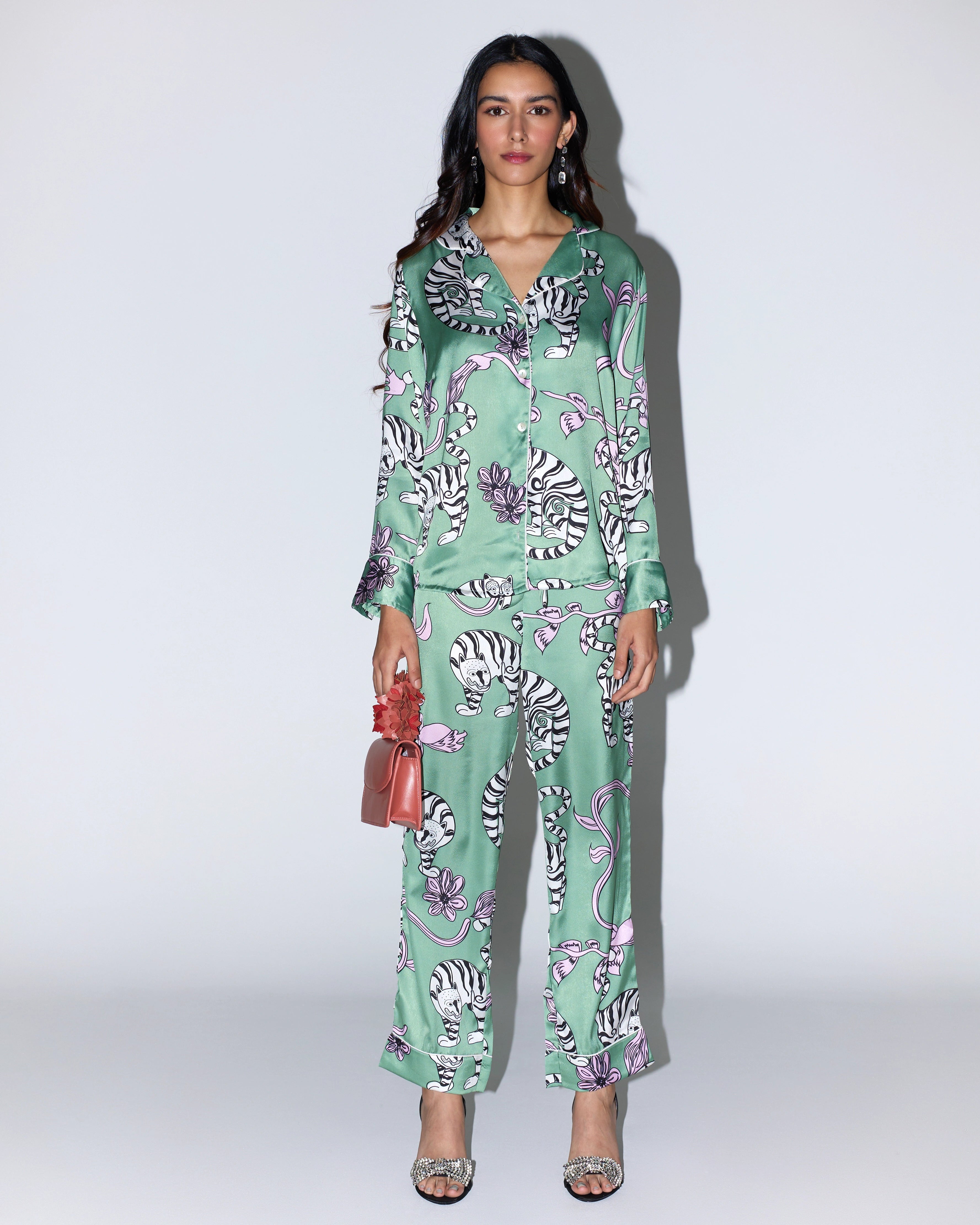 The Sage Tiger Pyajama Set