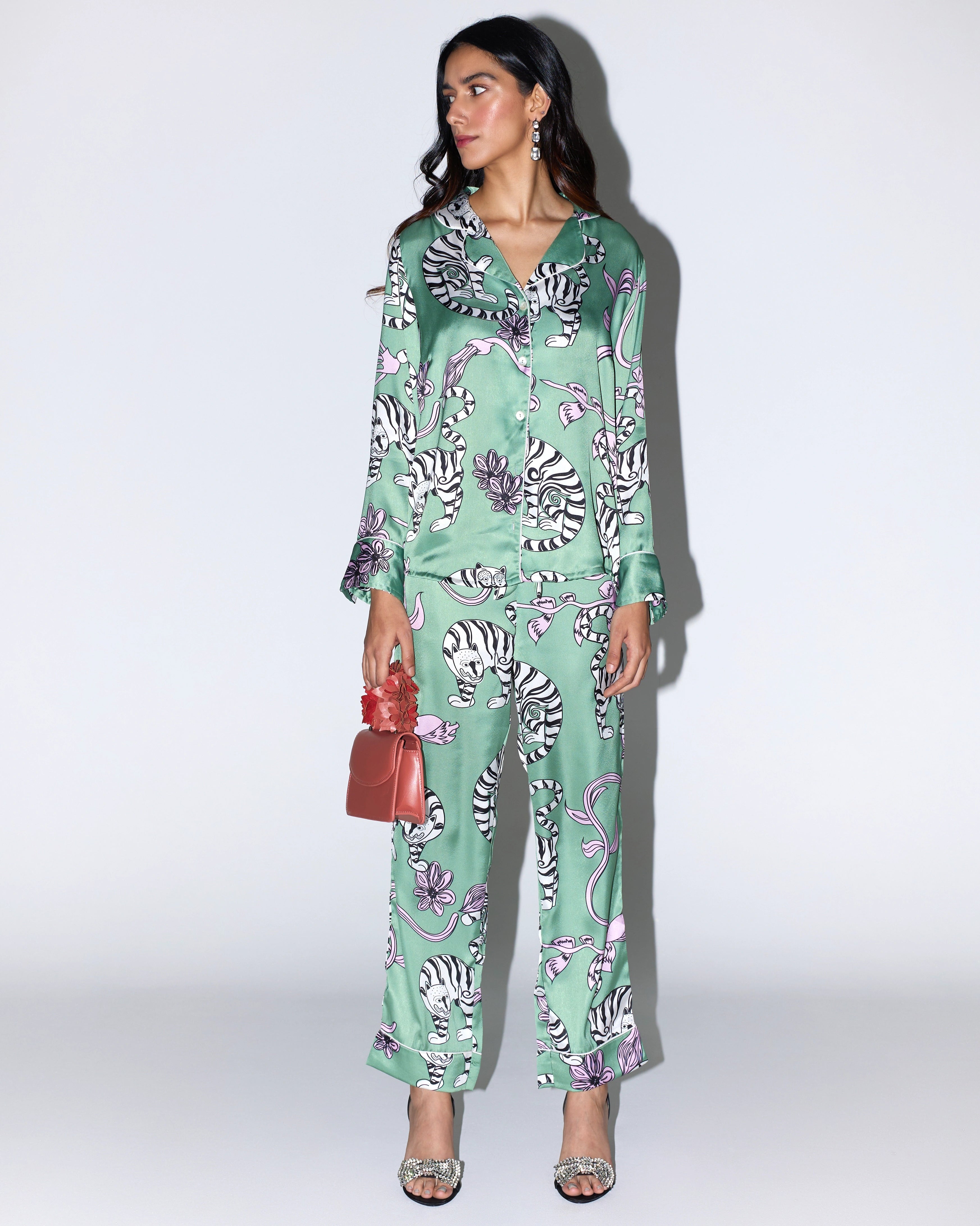 The Sage Tiger Pyajama Set